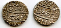 Mittelalter AR rupee Quality Aurangzeb (1658-1707), Itawa, 1700, Mughal Empire, India -