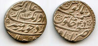 Mittelalter AR rupee Quality Aurangzeb (1658-1707), Itawa, 1702, Mughal Empire, India -