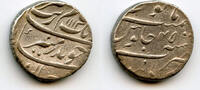 Mittelalter AR rupee Quality Aurangzeb (1658-1707), Burhanpur, 1701, Mughal Empire, India -