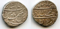 Mittelalter rupee Silver Muhamed Shah (1719-1748), 1724, Shahjahanabad, Mughal Empire, Indi -