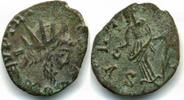 Antike antoninianus Ancient barbarous of Tetricus (minted ca.270-280 AD), scarcer Salus -
