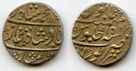 Mittelalter rupee Silver of Mohamed Shah , RY15, Kora, Mughal Empire, India -