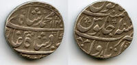 Mittelalter rupee Silver of Mohamed Shah , 1140/10, Itawa, Mughal Empire, India -