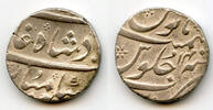 Mittelalter rupee Silver of Mohamed Shah , RY14, Mughal Empire, India -