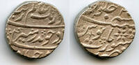 Mittelalter rupee Silver Aurangzeb , RY16, Surat, Mughal Empire, India -