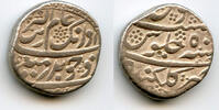 Mittelalter rupee Silver Aurangzeb , RY5, Gulkanda, Mughal Empire, India -