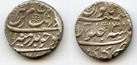 Mittelalter rupee Silver Aurangzeb , RY 13, Gulkanda, Mughal Empire, India -