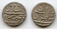 Mittelalter rupee Silver Aurangzeb , RY 13, Gulkanda, Mughal Empire, India -
