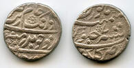 Mittelalter rupee Silver Aurangzeb , RY7, Gulkanda, Mughal Empire, India -