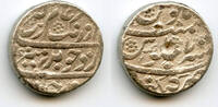 Mittelalter rupee Silver Aurangzeb , RY7, Gulkanda, Mughal Empire, India -