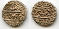 Mittelalter rupee Silver Aurangzeb , RY6, Gulkanda, Mughal Empire, India -