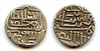 Mittelalter Silver tanka of Muzzafar II , Gujarat Sultanate, India (G#242) -