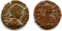 Antike nummus Vandalic or Mauri AE4 ( ), early 500s CE, Migration Period, Dark Ages -