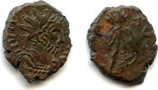Antike Barbarous radiate, Tetricus I, minted 270-280 AD, Spes left type, Roman Gaul -