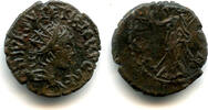 Antike as Barbarous radiate of Tetricus II as Caesar, 270-280, rarer Pax type, Roman Gaul -