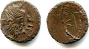 Antike antoninianus Ancient barbarous of Tetricus (minted ca.270-280 AD), hoard coin fr -