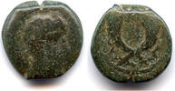 Antike Barbarous imitation of AE13 of Aretas IV (ca.9 BC- 40 AD), Nabatea (Meshorere 69 -