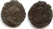 Antike antoninianus Ancient barbarous of Tetricus I, minted ca.270-280 AD, small neat t -