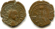 Antike antoninianus Ancient barbarous of Tetricus II (ca.270-280 AD) - PAX type, Roman -