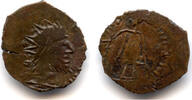 Antike antoninianus Ancient barbarous of Tetricus (minted ca.270-280 AD), hoard coin fr -