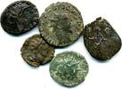 Antike Lot of 5 good quality ancient barbarous antoniniani (radiates), minted in 270's -