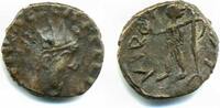 Antike antoninianus Ancient barbarous of Tetricus I (ca.270-280 AD), Mars with wreath a -