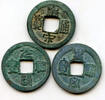 Weltmünzen cash Lot of 3 unsorted 1- coins, Northern Song dynasty (960-1127 AD), China -