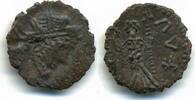 Antike antoninianus Ancient barbarous of Tetricus I (ca.270-280 AD), PAX type, hoard co -