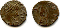 Antike antoninianus Ancient barbarous of Tetricus, ca.270-280 AD, Spes type, Roman Gaul -