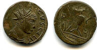 Antike Barbarous radiate of Tetricus II w/sacrificial implements, c.270-280 AD, Roman G -