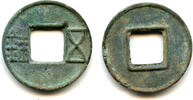 Weltmünzen Junguo Wu Zhu, bar above hole, 118-113 BC, W. Han, China (G/F#1.6) -