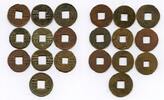 Weltmünzen bronze Lot of 10 various ban-liang cash, Western Han, 200-100 BC, China -