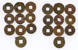 Weltmünzen bronze Lot of 10 various ban-liang cash, Western Han, 200-100 BC, China -
