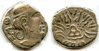Antike drachm Silver of Rudrasena III (348-78 CE), 290 SE / 368 AD, Satraps in Western -