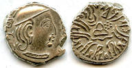 Antike drachm Silver of Rudrasena III (348-78 CE), 292 SE / 370 CE, Satraps in Western -
