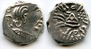Antike drachm Silver of Rudrasena III (348-78 CE), Satraps in Western India -