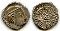Antike drachm Rare silver of Rudrasena III (348-78 CE), 294 SE / 372 AD, Satraps in Wes -