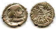 Antike drachm Silver of King Rudrasena II (255-278 AD), 188 SE / 266 AD, Satraps in Wes -