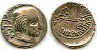 Antike drachm Silver Vijayasena (238-250 AD), 164 SE / 242 AD, Western Satraps, India -