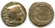 Antike drachm Silver Vijayasena (238-250 AD), 164 SE / 242 AD, Western Satraps, India -