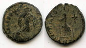 Antike Scarce AE3 of Aelia Eudoxia, wife of Arcadius , Antioch, Roman Empir -