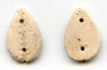 Mittelalter Rare authentic white stone cowrie coin, W. Zhou (1046-771 BC), N. China -
