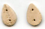 Mittelalter Rare authentic white stone cowrie coin, W. Zhou (1046-771 BC), N. China -