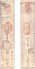 Banknoten Authentic hansatsu paper money (clan note), 1600s-1860, Edo period Japan -