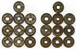 Mittelalter bronze Lot of 10 various cash, Northern Song dynasty, 960-1127, China (#4) -