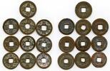 Mittelalter bronze Lot of 10 various cash, Northern Song dynasty, 960-1127, China (#5) -
