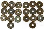 Mittelalter bronze Lot of 10 various cash, Northern Song dynasty, 960-1127, China (#10) -