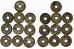 Mittelalter bronze Lot of 10 various cash, Northern Song dynasty, 960-1127, China (#11) -