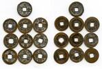 Mittelalter bronze Lot of 10 various cash, Northern Song dynasty, 960-1127, China (#16) -