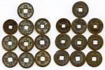 Mittelalter bronze Lot of 10 various cash, Northern Song dynasty, 960-1127, China (#18) -